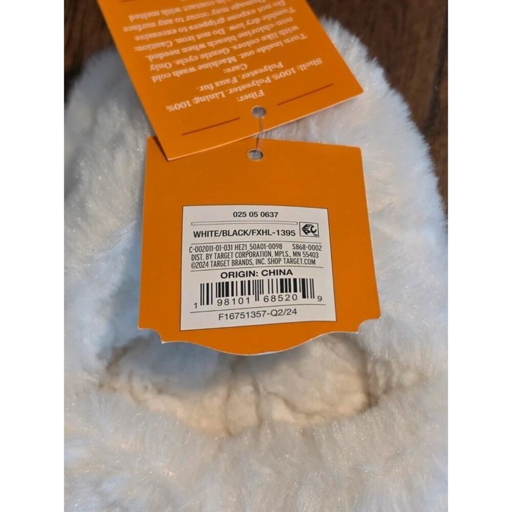 “BOO!” Slippers Grippers M/L 8-10 New - Picture 2 of 4